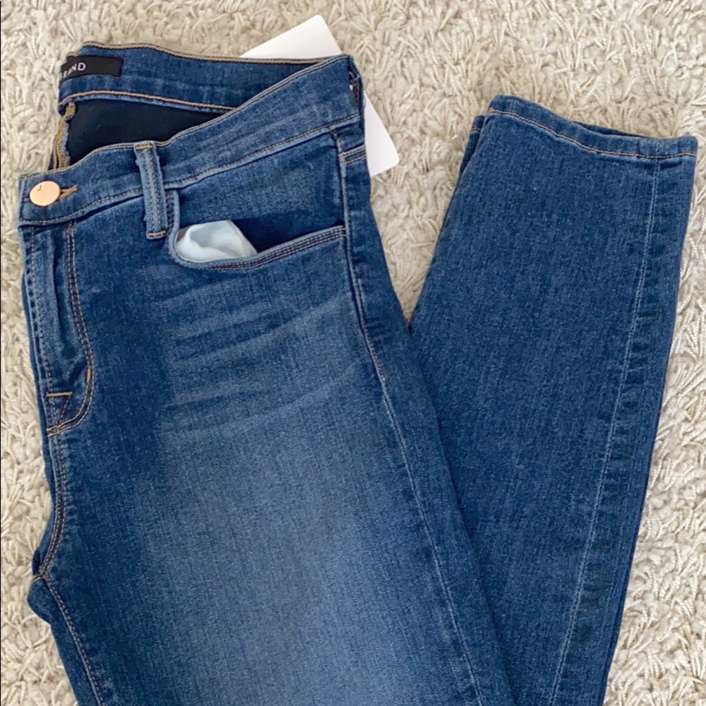J BRAND SKINNY BLUE JEANS
